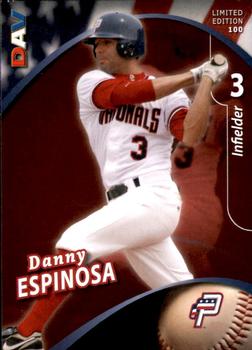 2009 DAV Minor League #100 Danny Espinosa Front