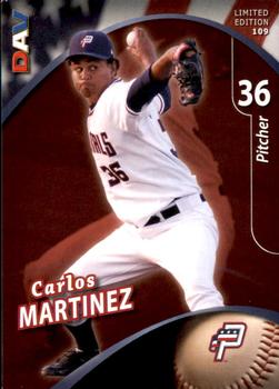 2009 DAV Minor League #109 Carlos Martinez Front