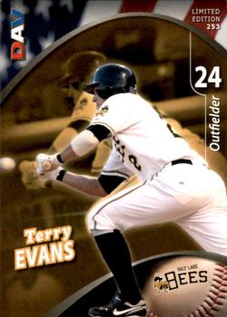2009 DAV Minor League #253 Terry Evans Front