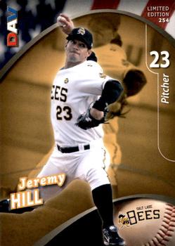 2009 DAV Minor League #254 Jeremy Hill Front