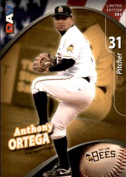 2009 DAV Minor League #261 Anthony Ortega Front