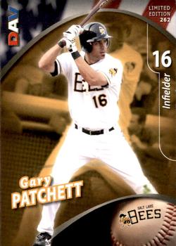 2009 DAV Minor League #262 Gary Patchett Front