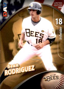 2009 DAV Minor League #268 Sean Rodriguez Front