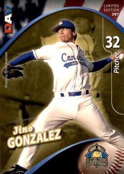 2009 DAV Minor League #387 Jino Gonzalez Front