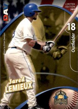 2009 DAV Minor League #395 Jared Lemieux Front