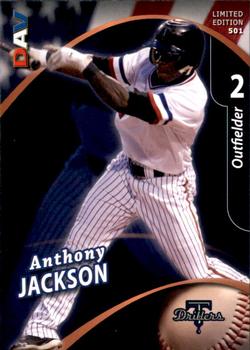 2009 DAV Minor League #501 Anthony Jackson Front