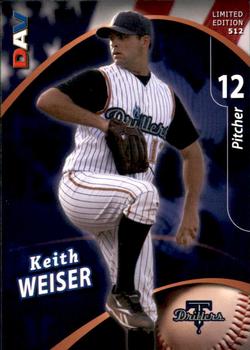 2009 DAV Minor League #512 Keith Weiser Front