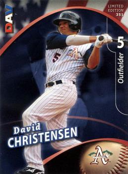 2009 DAV Minor League #351 David Christensen Front