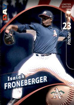 2009 DAV Minor League #359 Isaiah Froneberger Front