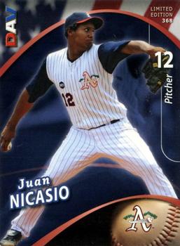 2009 DAV Minor League #368 Juan Nicasio Front