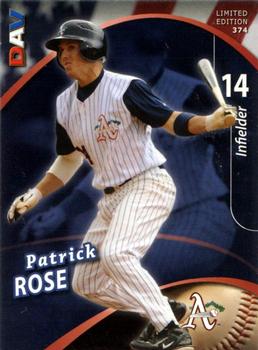 2009 DAV Minor League #374 Patrick Rose Front
