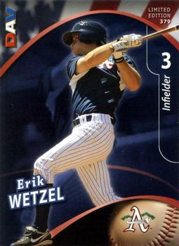2009 DAV Minor League #379 Erik Wetzel Front