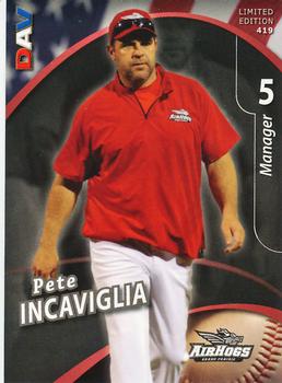 2009 DAV Minor League #419 Pete Incaviglia Front