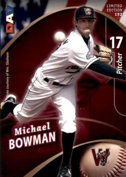 2009 DAV Minor League #152 Michael Bowman Front