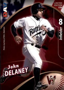 2009 DAV Minor League #154 John Delaney Front