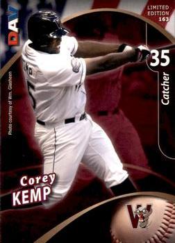 2009 DAV Minor League #163 Corey Kemp Front