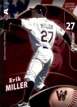2009 DAV Minor League #172 Erik Miller Front