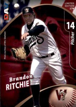 2009 DAV Minor League #176 Brandon Ritchie Front