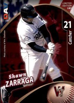 2009 DAV Minor League #183 Shawn Zarraga Front