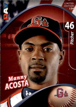 2009 DAV Minor League #124 Manny Acosta Front