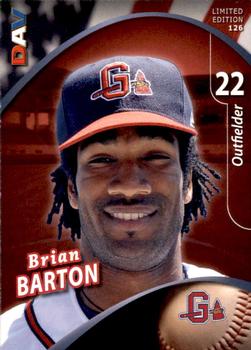2009 DAV Minor League #126 Brian Barton Front