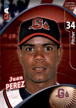 2009 DAV Minor League #145 Juan Perez Front