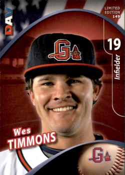 2009 DAV Minor League #149 Wes Timmons Front