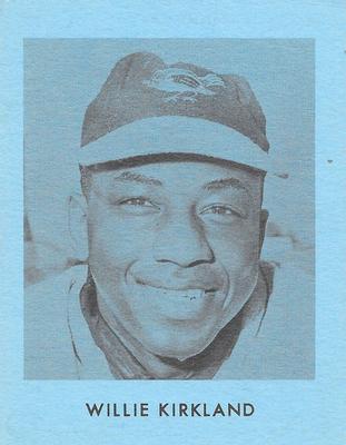 1964 Baltimore Orioles Martin Family Night SGA #NNO Willie Kirkland Front
