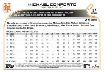 2022 Topps - All-Star Game Stamped #37 Michael Conforto  Back