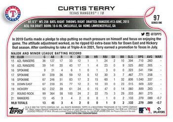 2022 Topps - All-Star Game Stamped #97 Curtis Terry  Back