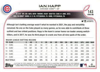 2022 Topps - All-Star Game Stamped #143 Ian Happ  Back