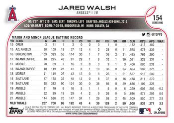 2022 Topps - All-Star Game Stamped #154 Jared Walsh  Back