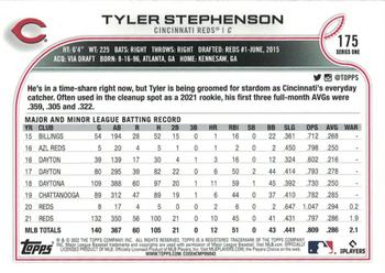 2022 Topps - All-Star Game Stamped #175 Tyler Stephenson  Back