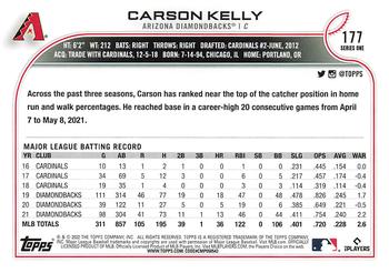 2022 Topps - All-Star Game Stamped #177 Carson Kelly  Back