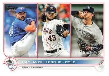 2022 Topps - All-Star Game Stamped #283 AL ERA Leaders (Robbie Ray / Lance McCullers Jr. / Gerrit Cole)  Front