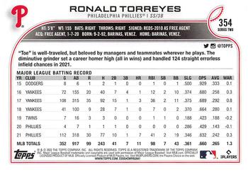 2022 Topps - All-Star Game Stamped #354 Ronald Torreyes Back