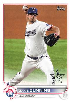 2022 Topps - All-Star Game Stamped #411 Dane Dunning Front