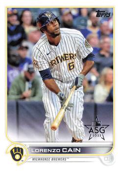 2022 Topps - All-Star Game Stamped #442 Lorenzo Cain Front