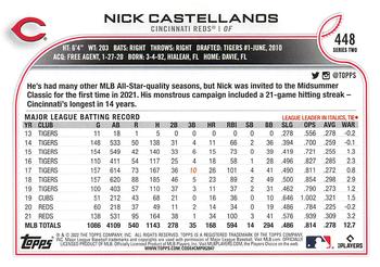 2022 Topps - All-Star Game Stamped #448 Nick Castellanos Back
