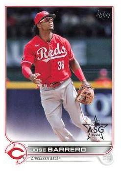 2022 Topps - All-Star Game Stamped #485 Jose Barrero Front