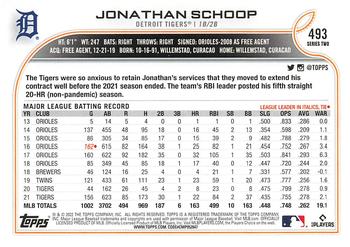 2022 Topps - All-Star Game Stamped #493 Jonathan Schoop Back