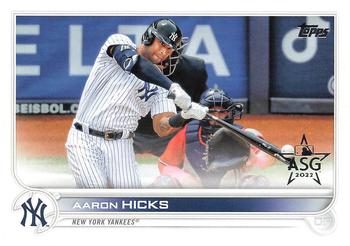 2022 Topps - All-Star Game Stamped #497 Aaron Hicks Front