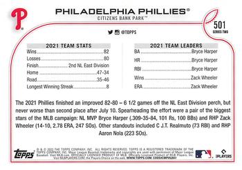 2022 Topps - All-Star Game Stamped #501 Philadelphia Phillies Back