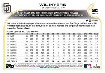 2022 Topps - All-Star Game Stamped #503 Wil Myers Back