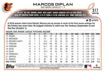 2022 Topps - All-Star Game Stamped #517 Marcos Diplan Back