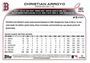 2022 Topps - All-Star Game Stamped #582 Christian Arroyo Back