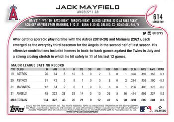 2022 Topps - All-Star Game Stamped #614 Jack Mayfield Back