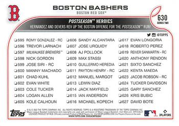 2022 Topps - All-Star Game Stamped #630 Boston Bashers Back