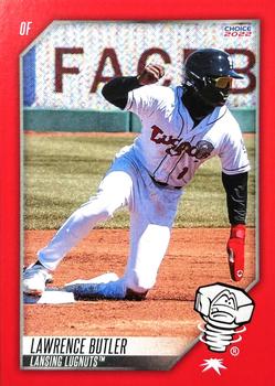 2022 Choice Lansing Lugnuts #08 Lawrence Butler Front