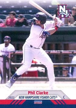 2022 Choice New Hampshire Fisher Cats #6 Phil Clarke Front